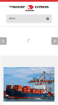 Mobile Screenshot of freightexpressindo.com